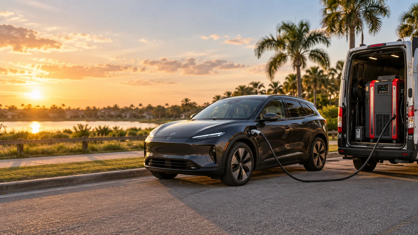 Mobile EV charging assistance in Central Florida